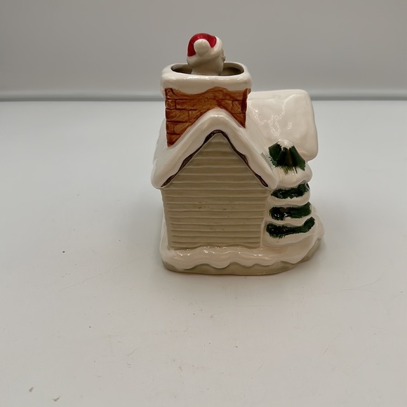 Otagiri Chrismas Music Box House With Spinning Santa Vintage 1979 - Picture 3 of 17